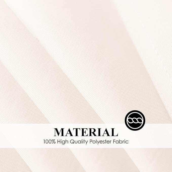 Square Tablecloth 52 x 52 Inch White 8 Pack Tablecloths Stain-Wrinkle Resistant Washable Polyester Table Cloths for Holiday, Buffet Parties, and Weddinge