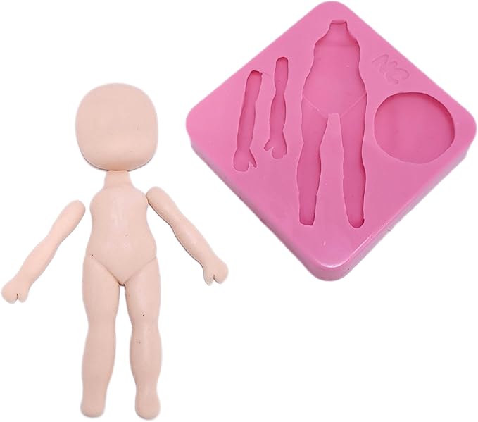 Full Body doll mold Multi Project Silicone mold Doll making molds DIY dolls NC082