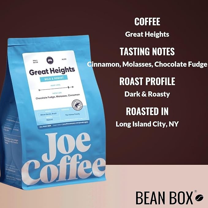 Great Heights - Roasted by Joe Coffee Company - Whole Bean Coffee - 6 Ounce Bag