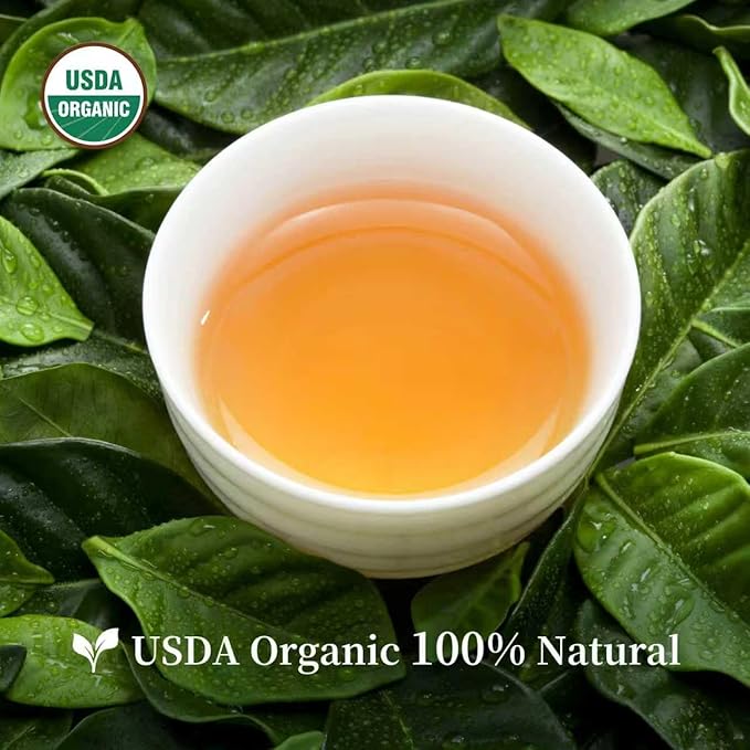 ZenVerdant USDA Organic Longjing Gunpowder Green Tea 12 Oz (340.2g) - Premium Loose Leaf, Fresh Harvest, Smooth Rich Umami Flavor, Airtight Sealed for Freshness