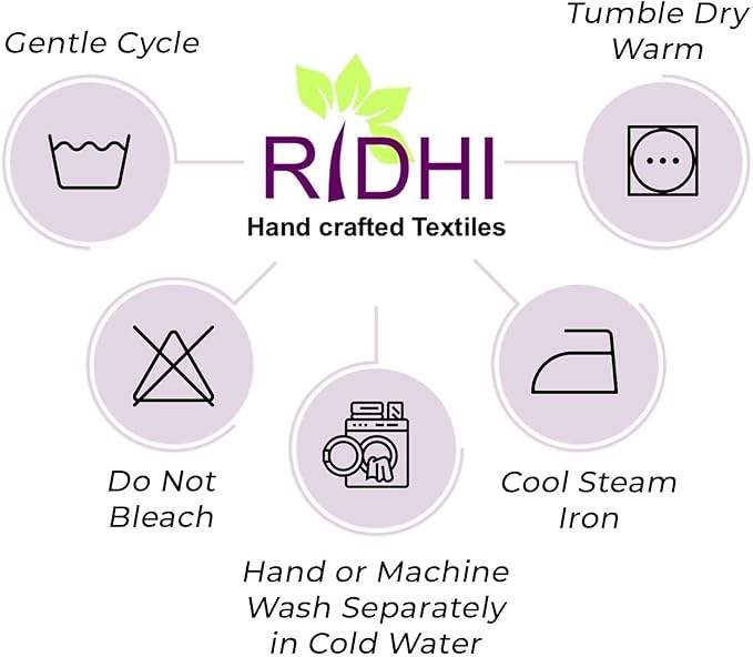 Ridhi Block Print Round Bubblegum Pink Reusable Tablecloth 100% Cotton 60" Inch Decorative Table Cover eveyday Dining, Home, Party, Wedding, Farmhouse Gift for Spring, Easter, Valentine