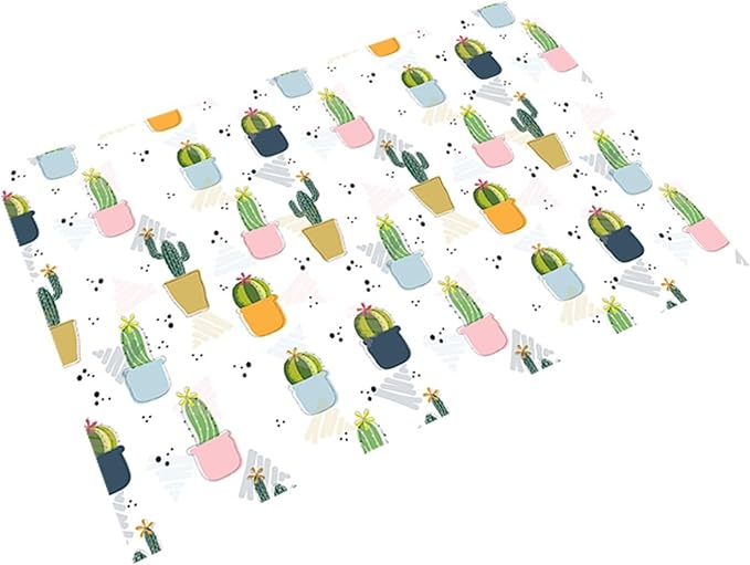 PVC Woven Placemats Set of 4 for Kitchen Dinner Table Place Mats Dining Office Placemat Plastic Table Decor Mats(PM-5)
