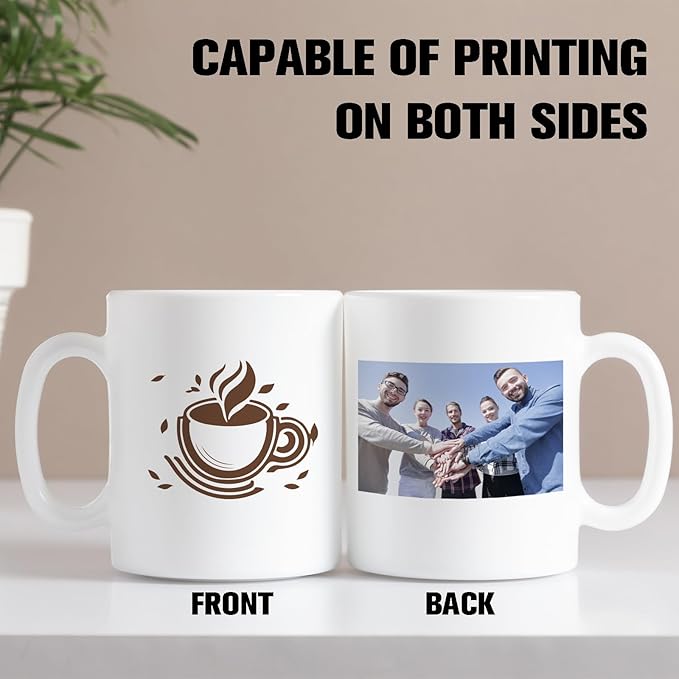 Personalized Coffee Mug with Photo Text Logo, 11OZ Custom Travel Cups, Personalized Valentine Birthday Employee Appreciation Gifts for Women Men Best Friend Office, Taza Personalizadas (all design)