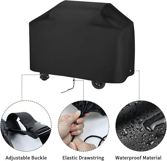 Pit Boss Grill Cover for Pit BOSS 3-Burner Ultimate Griddle Pitboss, Griddle Cover Waterproof Grill Covers Outdoor - 59" L×31" W×35" H
