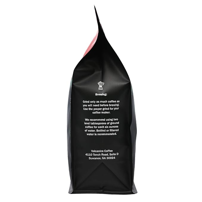 Papua New Guinea Reserve Coffee, Dark Roast, Ground, Fair Trade, Fresh Roasted, 16-ounce