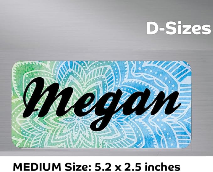 Custom Locker Magnet Name - MEDIUM size - Cruise Door Magnets Decorations - Personalized Locker for school, whiteboards - Teachers, RN Nurses, Doctors, employee, Gym locker Magnet
