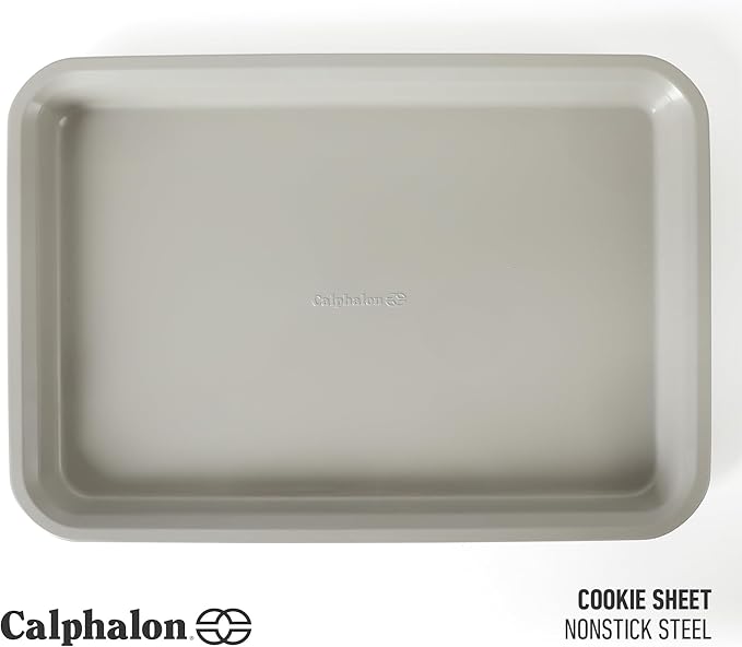 Calphalon Legacy 13 x 9 Inch PFA Free Nonstick Cookie Sheet - Taupe