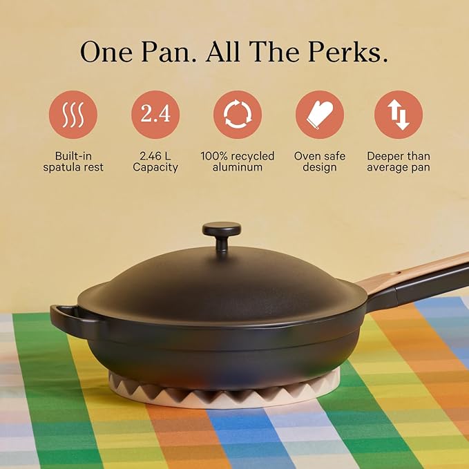 Our Place Always Pan Duo - Bundle | Multi-Functional Cookware Set Replaces 20 Pieces | Char