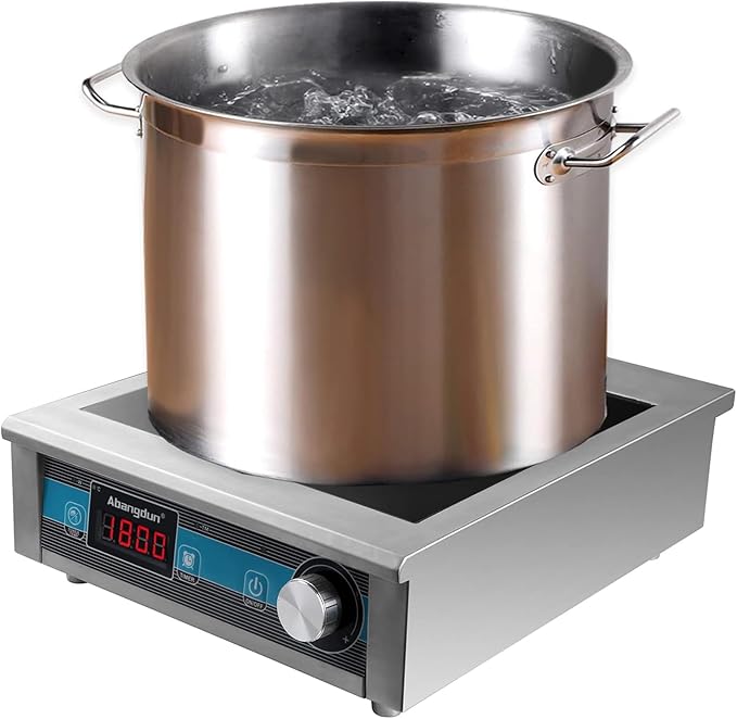 Commercial Grade Countertop Burner 1800 W /120V Commercial Induction Cooktop 9 Inch Heating Coil Hot Plate