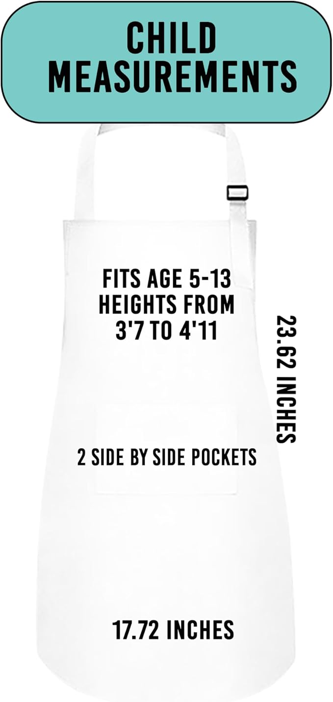 Personalized Sourdough Baking Kitchen Apron Set, Matching Mommy & Me Set, Adjustable, 2 pockets, Mother's Gift