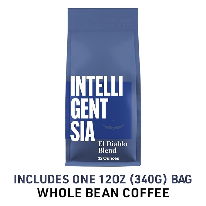 Intelligentsia Coffee, Dark Roast Whole Bean Coffee, 100% Arabica Coffee - El Diablo Blend 12 Ounce Bag
