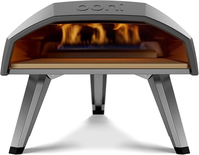 Ooni Koda 12 Gas Pizza Oven – 12" Standard Outdoor Pizza Oven, Includes 28 mBar Regulator and Gas Hose, Propane Grill Reaches 950°F