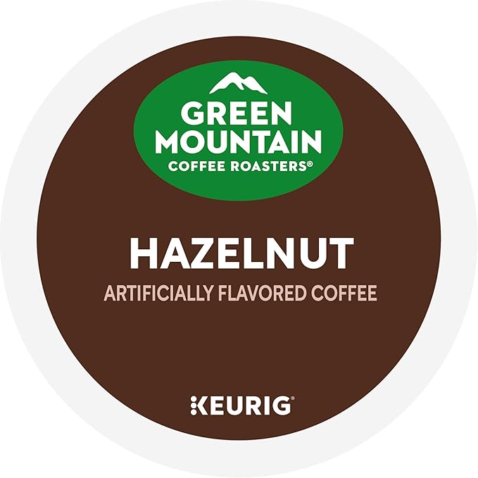 Green Mountain Coffee Roasters Hazelnut Keurig Single-Serve K-Cup Pods, Light Roast Coffee, 32 Count