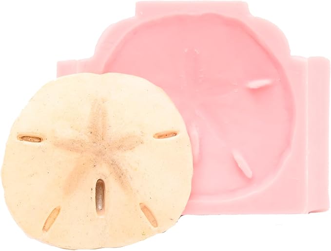 Sand Dollar Silicone Mold Food Safe Fondant, Chocolate, Candy, Resin, Polymer Clay, Soap, Craft, Jewelry Food Mold.
