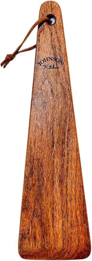 COWBOY SPATULA - Mesquite Wood Spatula, Handmade in Texas, Made in USA, Perfect for cast iron cookware, steel cookware, nonstick cookware - Personalization Optional (Your Name Kitchen)