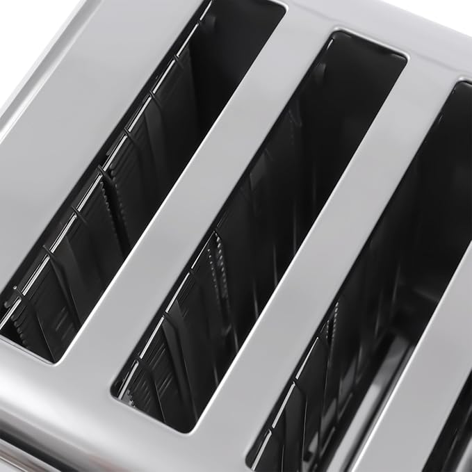 Commercial Toaster, 6 Slices Bread Baking Machine 0.6 Inch Slot Toast Tool 1680W 110V Bread Maker for Restaurant Home Bakery Dessert Store