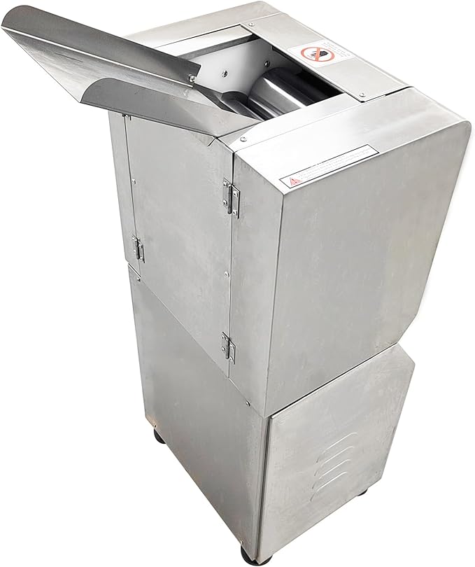 Commercial Electric Noodle Machine High-speed Press Dough Machine with 1mm & 2mm Cutters for Pasta,Dumpling Skin,Noodle,Bread Electric Dough Sheeter 1.5KW 110V