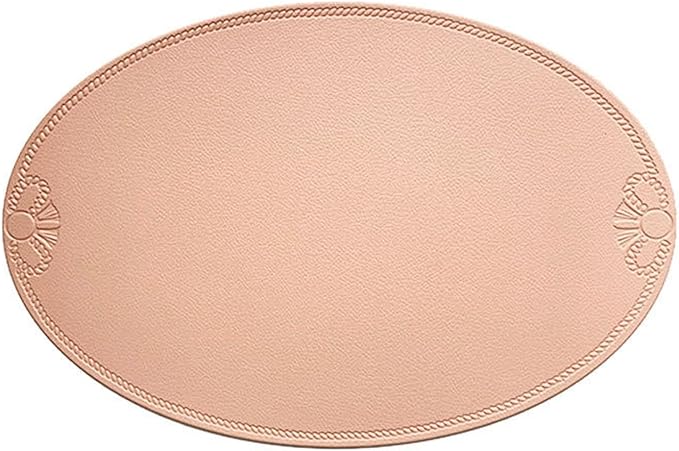 PVC Insulation Mat Oil Non-Slip Kitchen Placemat Accessories Coaster Tableware Pad Mug Dining Table Mat Napkin Home(A1,4 PCS)