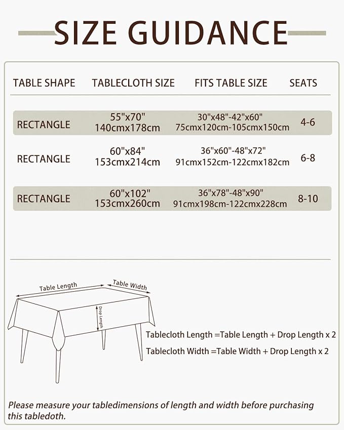 Farmhouse Rectangle Tablecloth 55''x 90'' with Tassels, Red Floral Linen Table Cloths Wrinkle Free, Waterproof Heavy Duty Table Cover for Kitchen Dining Party