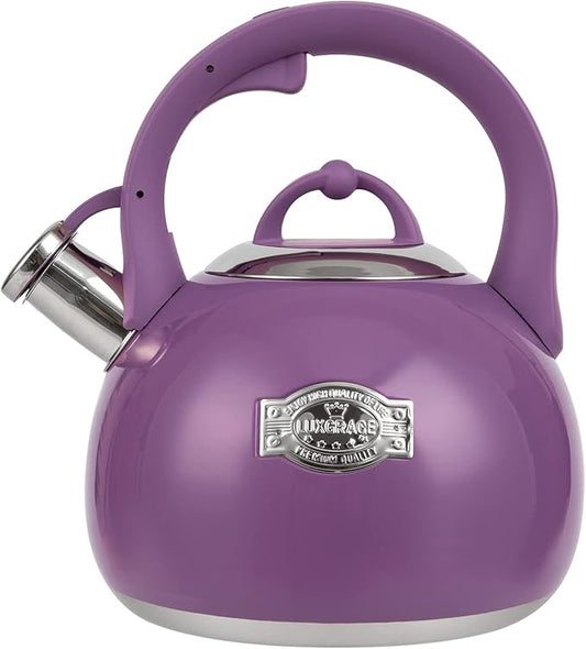Tea Kettle for Stovetop, Food Grade Stainless Steel Water Kettle, Tea Pot for Home & Kitchen, 3.1 Quart