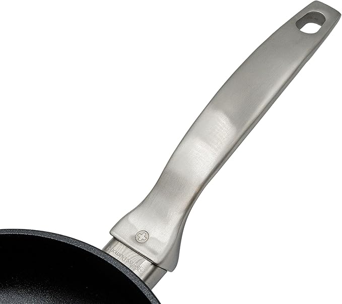 Swiss Diamond Nonstick Frying Pan Hybrid Ceramic and Diamond-Infused Fry Pan, Dou Ceramic, Dishwasher and Oven Safe Fry Pans (7 IN)
