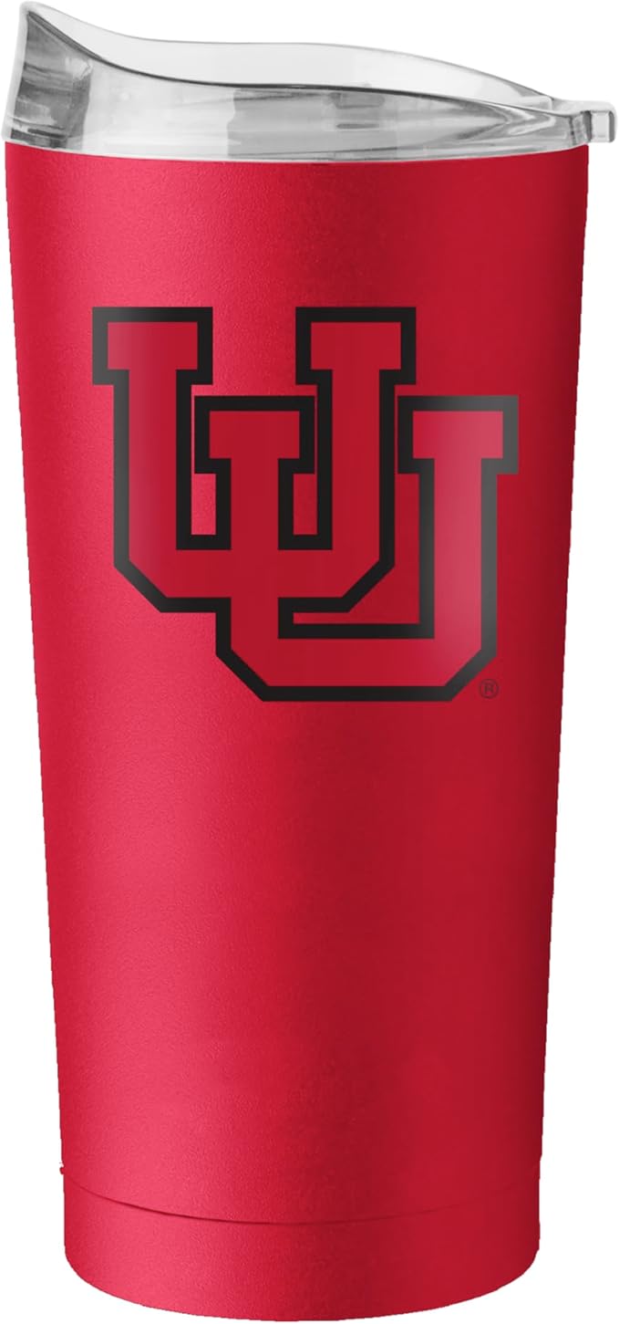 Logo Brands 20 oz Powder Coat Tumbler- Insulated Tumbler with Lid for Water, Iced Tea or Coffee, Smoothie and More