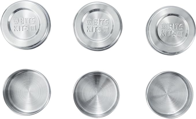 Stainless Steel Reusable Condiment and Snack Containers, Set of 3