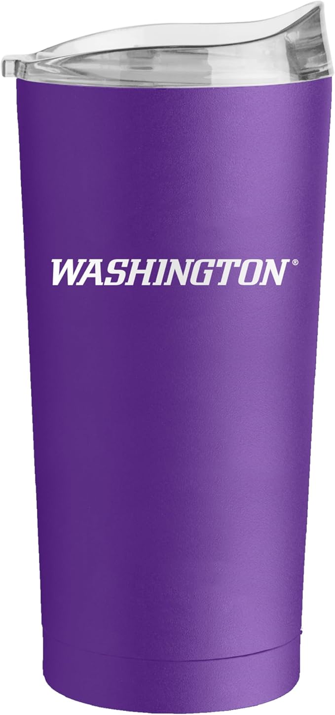 Logo Brands 20 oz Powder Coat Tumbler- Insulated Tumbler with Lid for Water, Iced Tea or Coffee, Smoothie and More