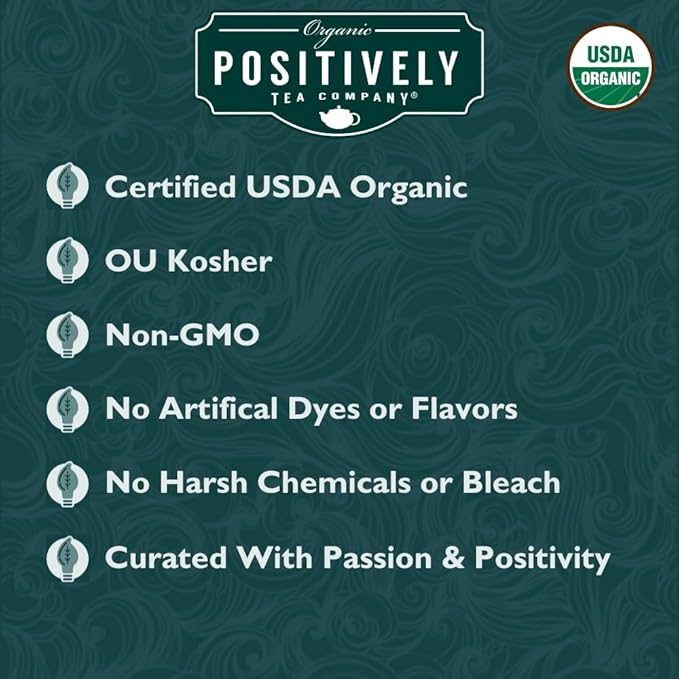 Organic Positively Tea Company, Chamomile, Herbal Tea, Loose Leaf, 4 Ounce