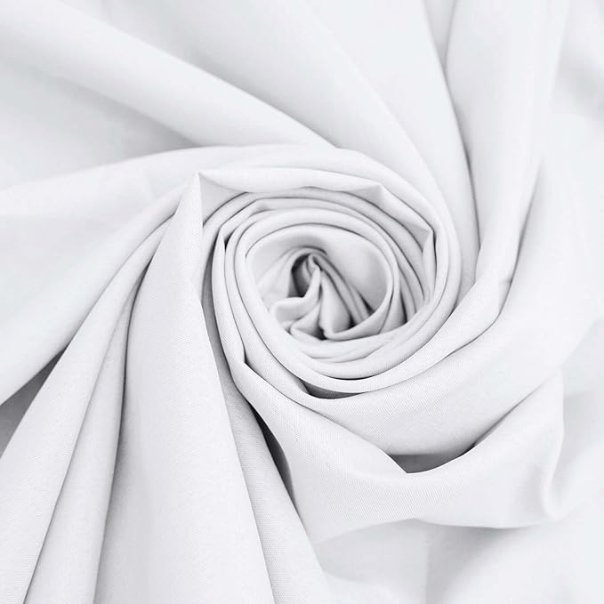 Efavormart 132" Wholesale Round Tablecloth Polyester Round Table Linens for Wedding Party Banquet Restaurant - White