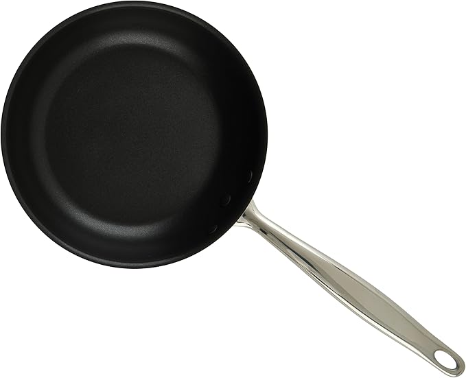 WINCO Tri-Ply Frying Pan, Silver