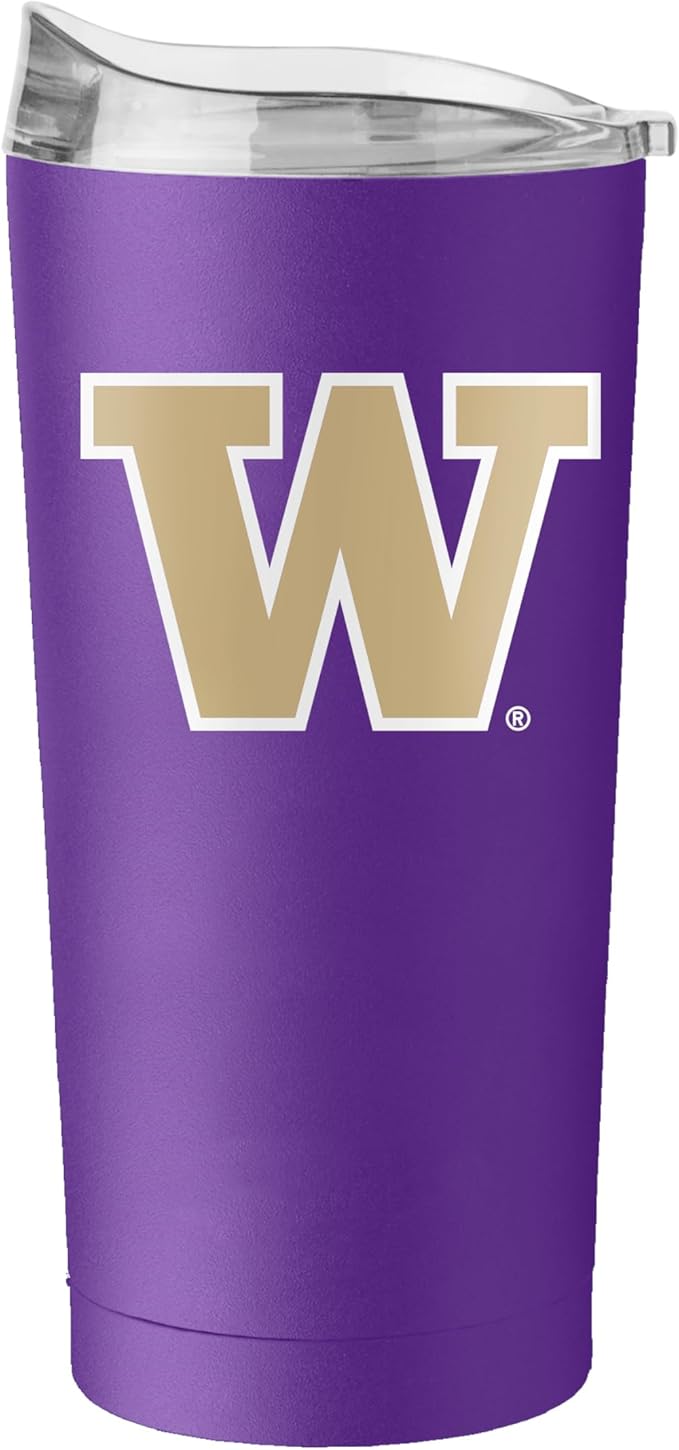 Logo Brands 20 oz Powder Coat Tumbler- Insulated Tumbler with Lid for Water, Iced Tea or Coffee, Smoothie and More