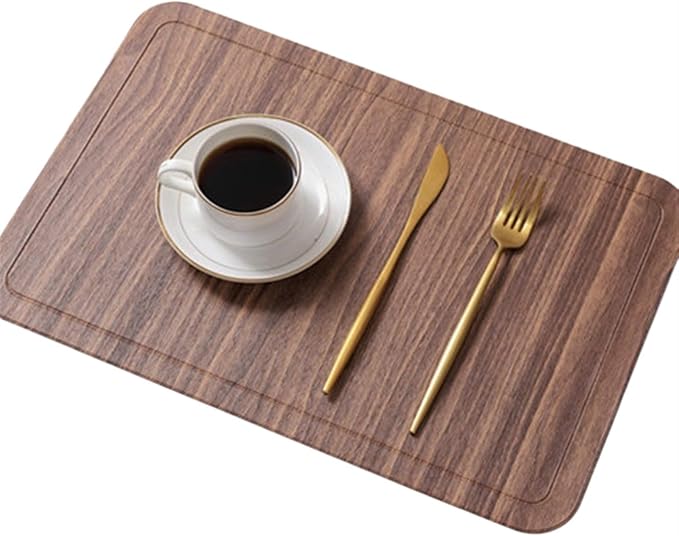 Placemats Anti-Slip Decoration Pad Heat- Tablemat Dishes Coaster Tableware Mat for Table(Coffee)
