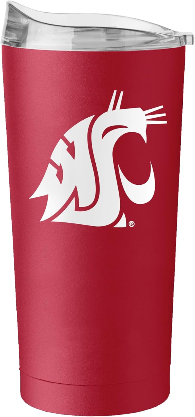 Logo Brands 20 oz Powder Coat Tumbler- Insulated Tumbler with Lid for Water, Iced Tea or Coffee, Smoothie and More