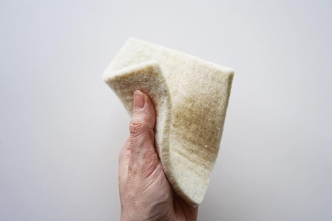 Keyaiira Wool Sponges 2-Pack - Environmentally Friendly, Long-Lasting & Compostable - Perfect for Dishes, Face, Body & Surfaces