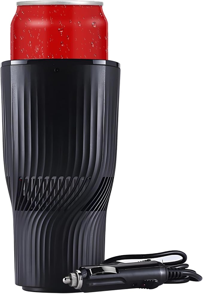 Smart 2-in-1 Car Cup Warmer Cooler Heated Travel Mug, Temperature Control Car Coffee Heater Travel Coffee Cup for Coffee, Baby Bottles, Water, Tea, Drinks