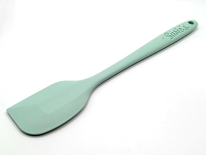 Customizable Silicone Spatula - Personalized Kitchen Tool for Unique Cooks - Heat-Resistant, Non-Stick, and Ergonomic - Your Name Embossed - Perfect Gift Idea (Mint Green)