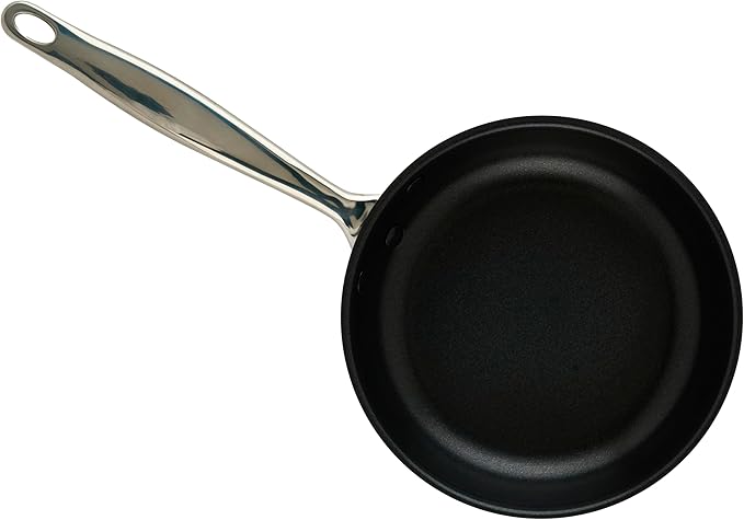 WINCO Tri-Ply Frying Pan, Silver
