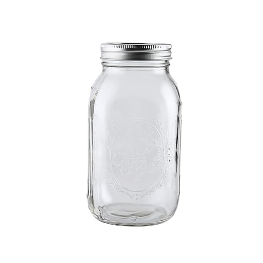 Ball - 16oz Regular Mouth Jars with Lids & Bands 12 Pack Jars, Large Glass Mason Jar for Food Storage with airtight Lid, 0.125 Gallon Glass Jar with Lid and Bands, Set of 12