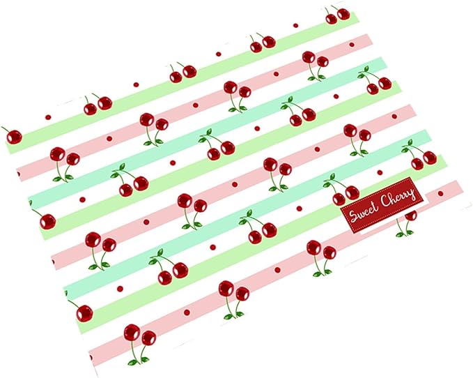 PVC Woven Placemats Set of 4 for Kitchen Dinner Table Place Mats Dining Office Placemat Plastic Table Decor Mats(PM-20)