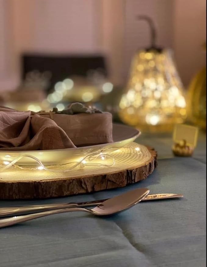 Set of (12) 11-13 inch Wood Slices for centerpieces! Wedding centerpieces, Wood Rounds, Tree Slices (11-13 inch Set of 12)
