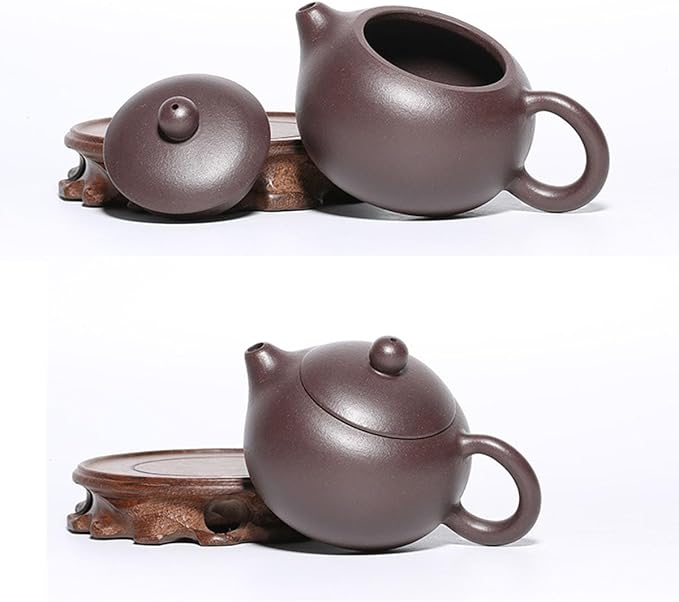 Xishi Teapot 6oz Chinese Yixing Zisha Clay Pot Ceramics Purple Sand Mud Kungfu Tea Maker Set Kettle 9 Hole Filter (purple 180ml)