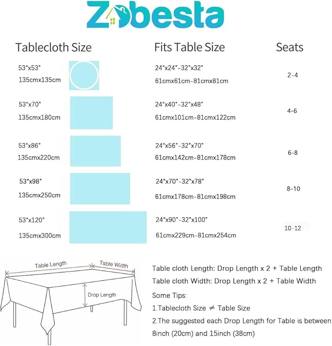 Zobesta Red Table Cloth Square 53 x 53 Inch, Cotton Red Linen Tablecloth Square Heavy Weight Washable Farmhouse Soft Boho Tablecloth for Outdoor, Party, Holiday, Picnic, Dining