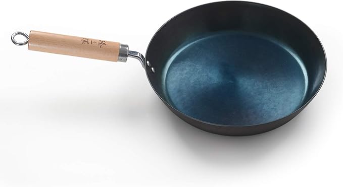 ZhenSanHuan Toxin Free Teflon Free Non Sticky Saute & Fry Pans - Seasoned 24CM/9.4''
