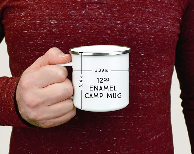Loftipop Bigfoot Sasquatch UFO Alien Abduction Retro Campfire Mug, Outdoor Camping Coffee Cup, Paranormal Lover Gift (12oz)