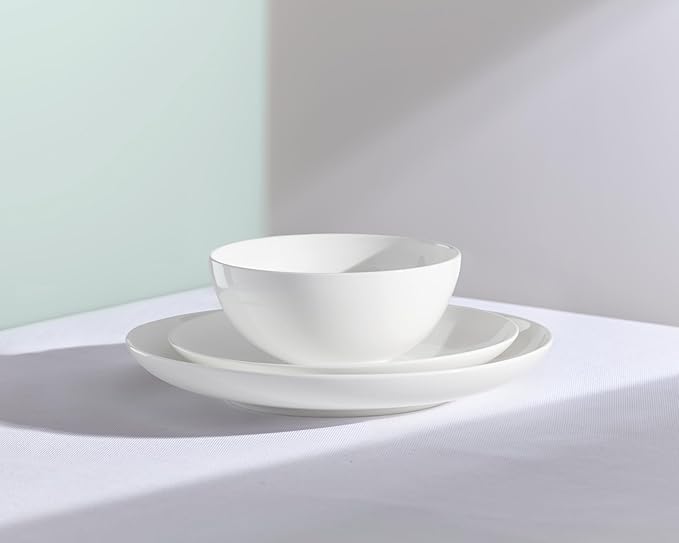 Lenox 899187 Studio 1414 Coupe 18-Piece Dinnerware Set, Service For 6