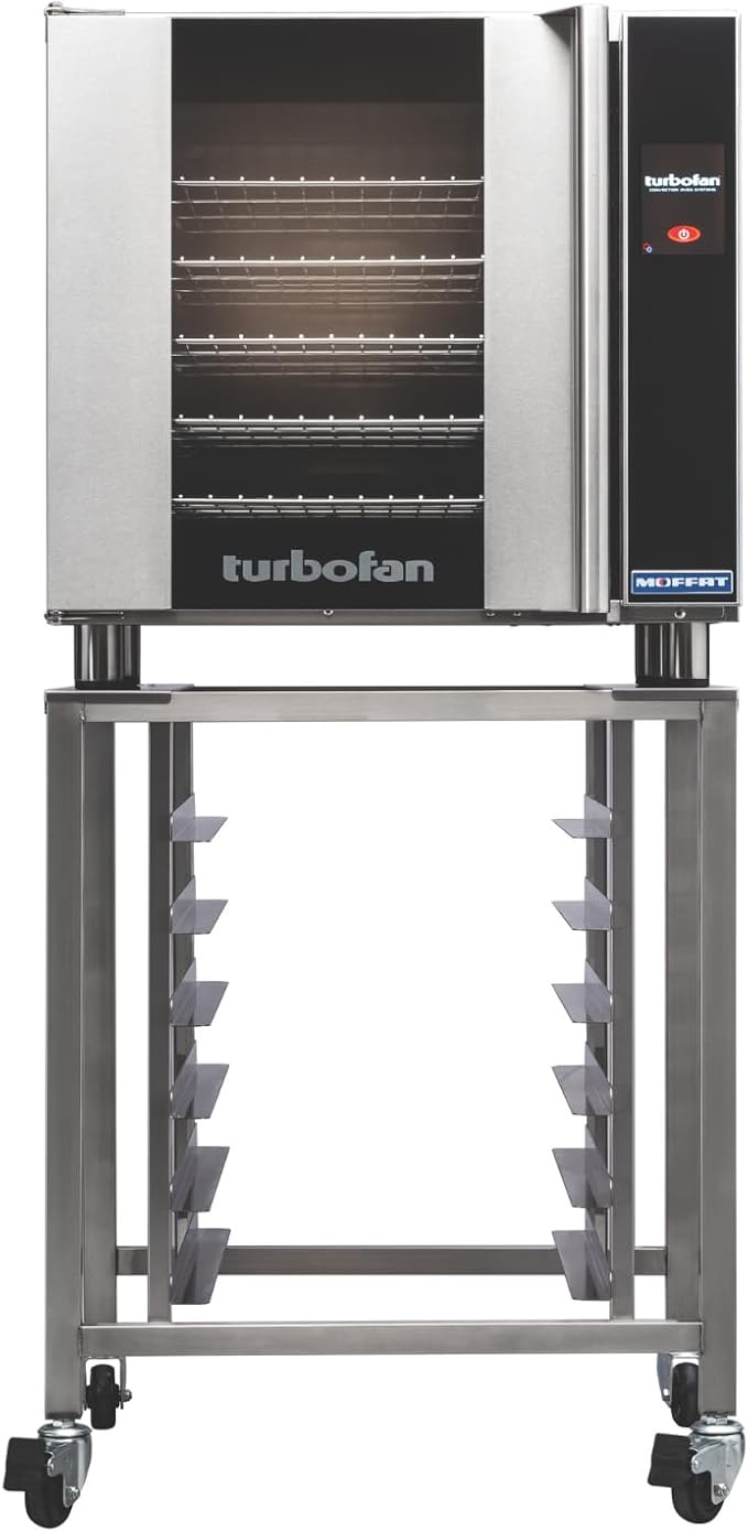 Moffat Turbofan E32 Full Size Countertop Electric Convection Oven w/Stand, Single Deck, Touch Control, 220-240v/50/60/1ph