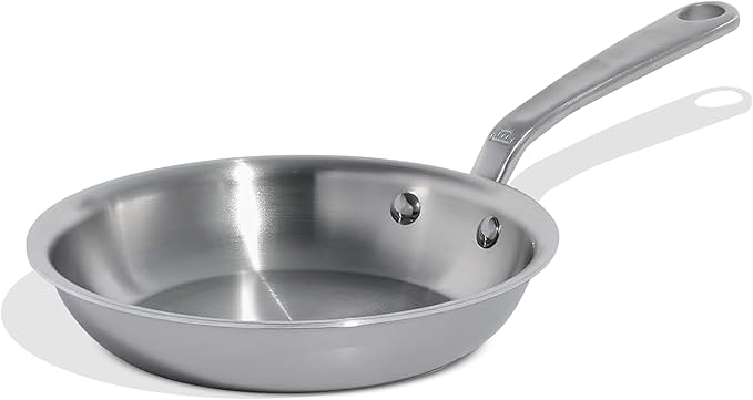 Made In Cookware - 10-Inch Stainless Steel Frying Pan - 5 Ply Stainless Clad - Professional Cookware - Crafted in Italy - Induction Compatible