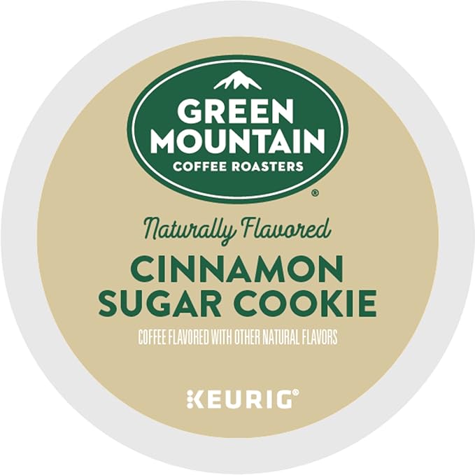 Green Mountain Coffee Roasters Cinnamon Sugar Cookie Keurig Single-Serve K-Cup Pods, Light Roast Coffee, 96 Count