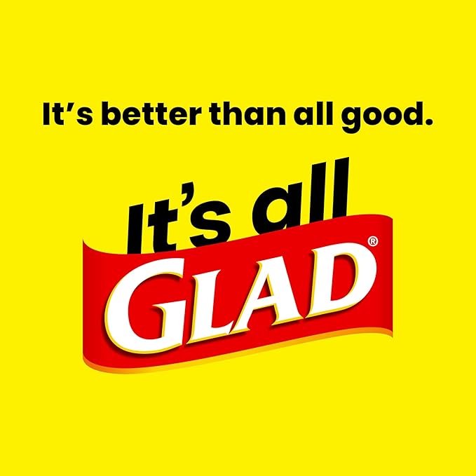 Glad ForceFlex Heavy Duty Trash Bags With Clorox, Mountain Air, 30 Gal, 50 Ct (Package May Vary)